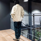 PLEATED TROUSERS -TYPE 2- #D-TURQUOISE [23FW-WMP-TR17]