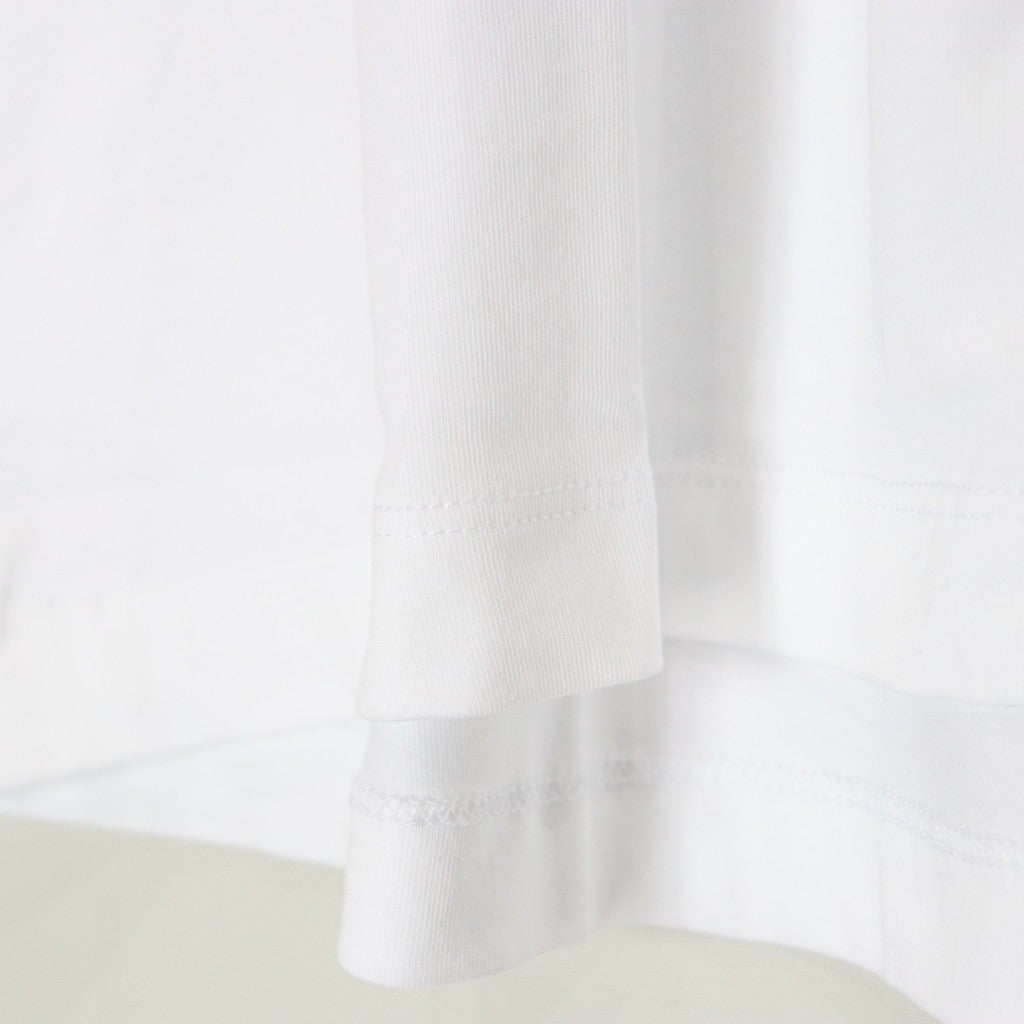 COLLEGE L/S T-SHIRT #White [SS25-T03]