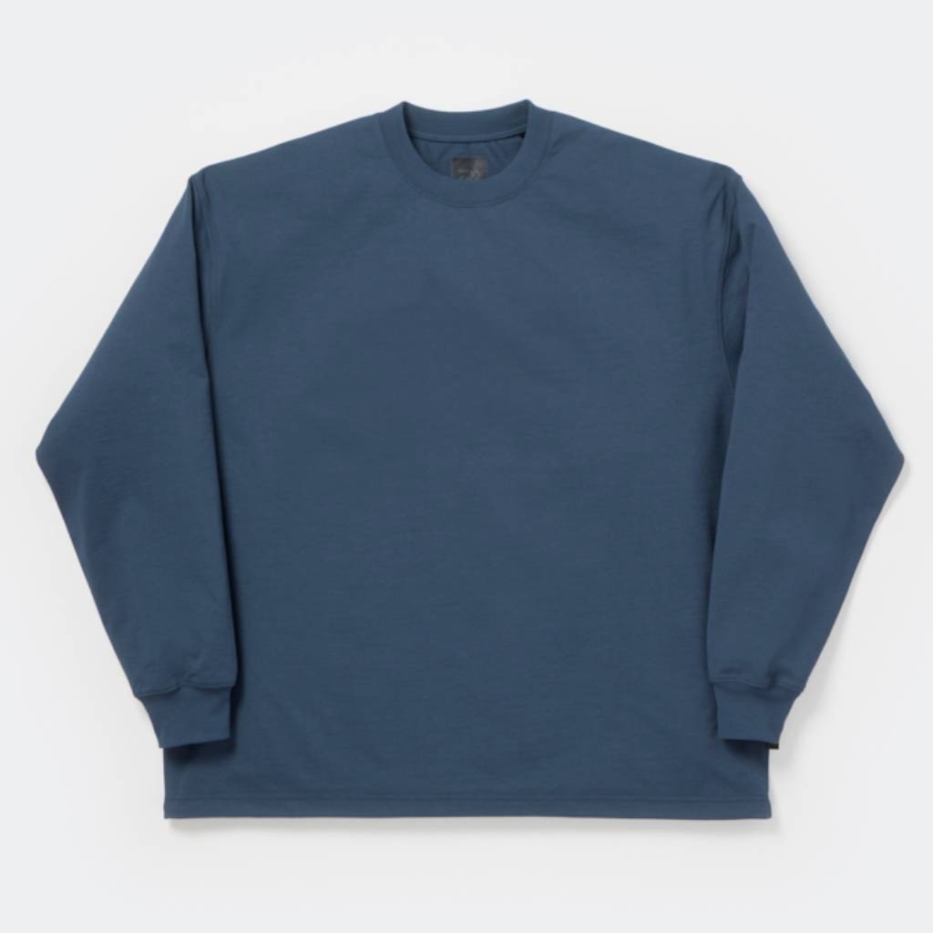 TECH DRAWSTRING TEE L/S #NAVY [BE-31026W]