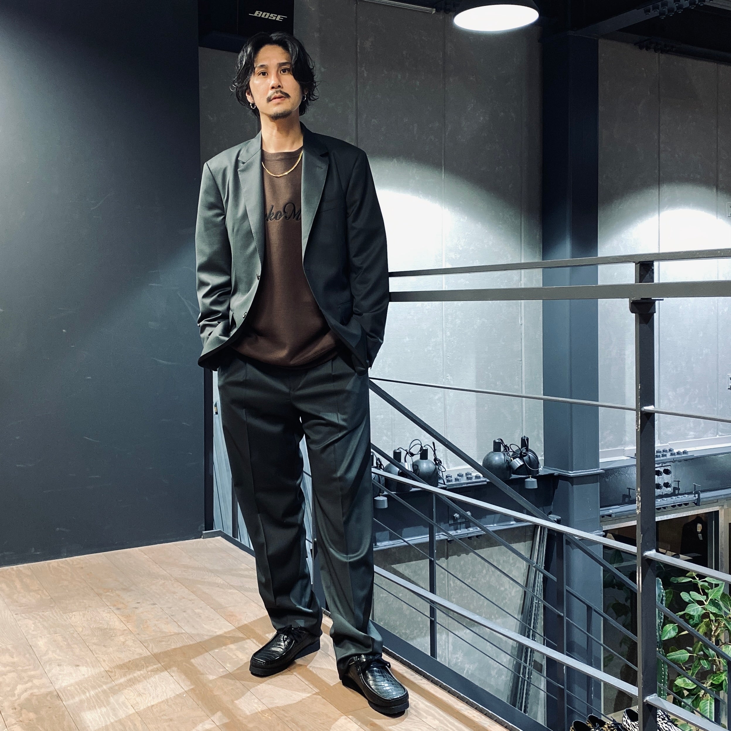 SINGLE BREASTED JACKET -TYPE 4- #D-KHAKI [23FW-WMO-SU04]