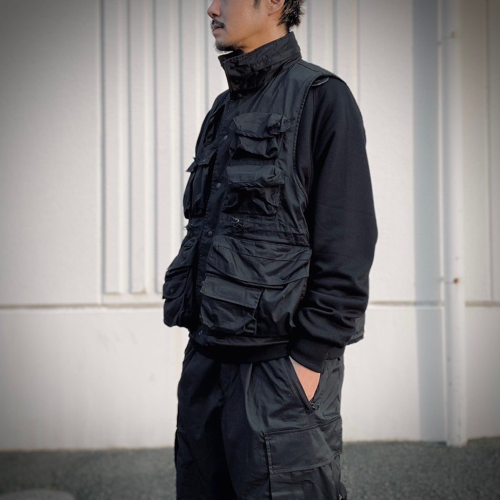 SOLOTEX PIGMENT DYE FEATURE VEST #Black [FPU10251U0001]