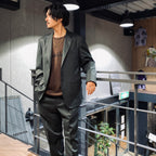 HEAVY WEIGHT CREW NECK SWEAT SHIRT -TYPE 1- #BROWN [23FW-WMC-SS02]