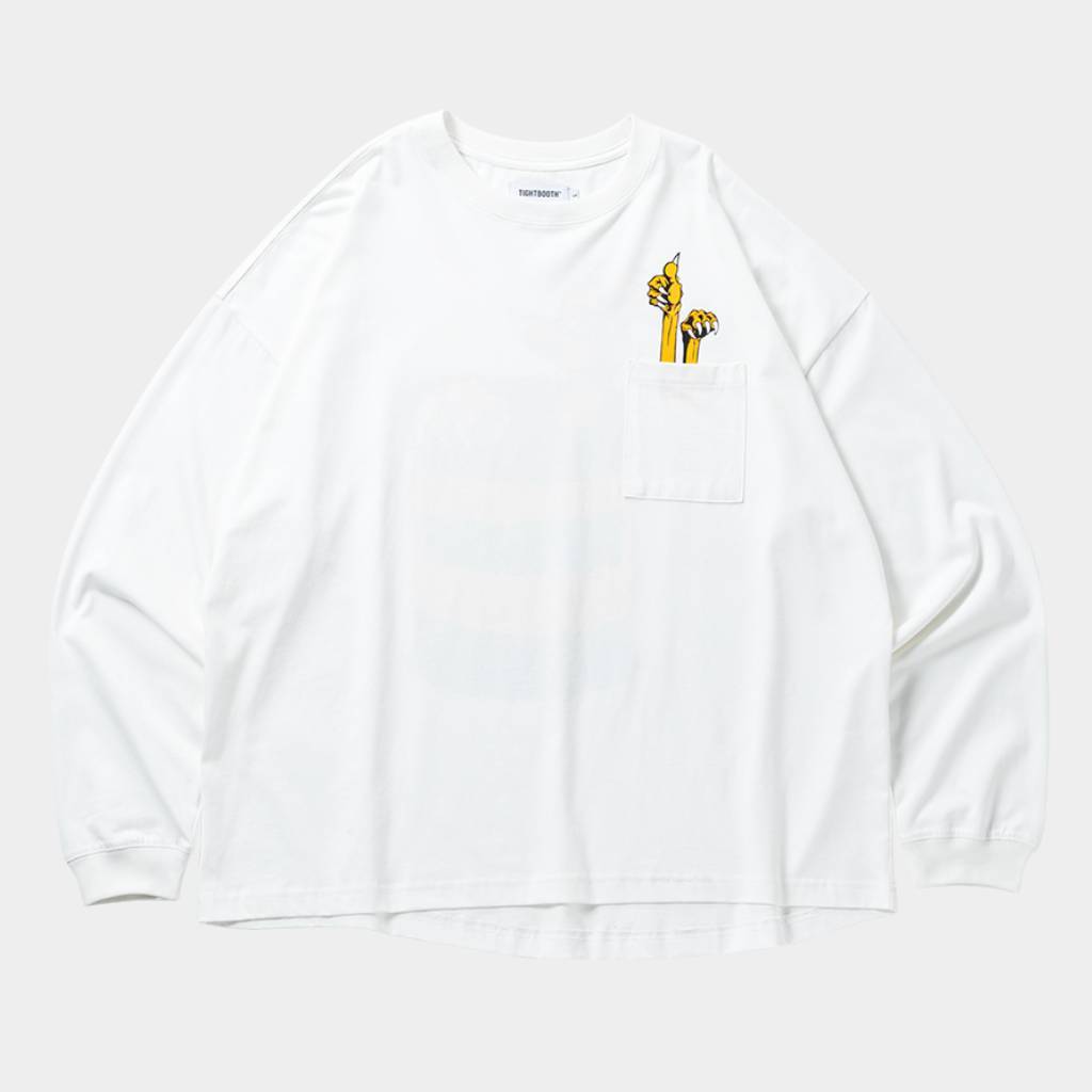 DEADKEBAB LS T-SHIRT #White [FW25-T02]