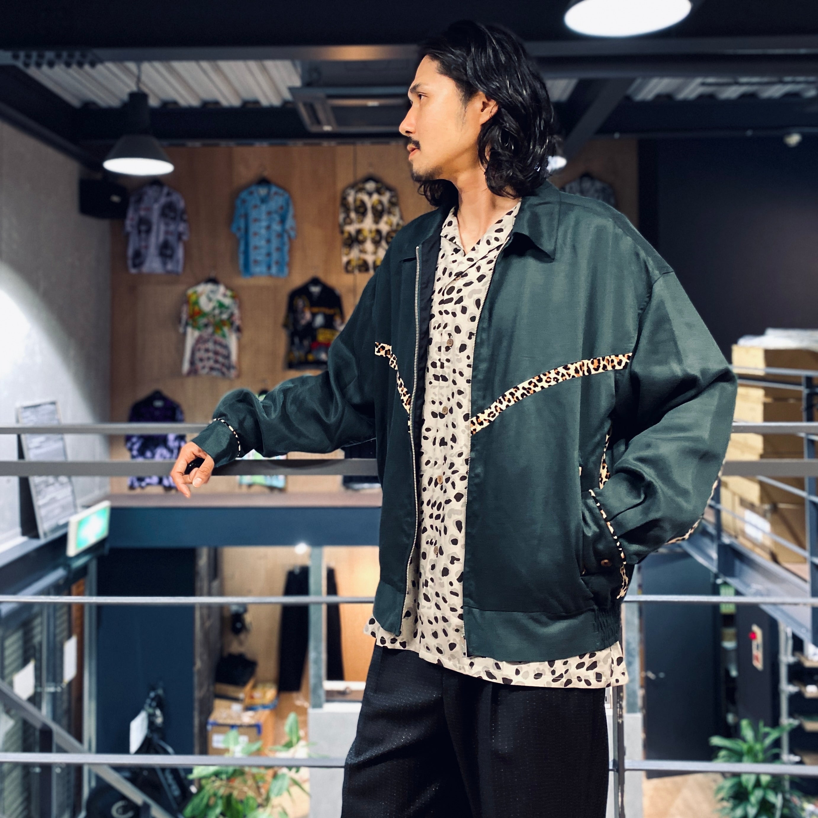 WESTERN JACKET -TYPE 2- #GREEN [23FW-WMO-BL12] - cocorozashi 三重