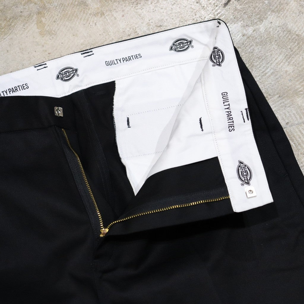 DICKIES | 百褶长裤 #黑色 [24FW-WMP-DC01]