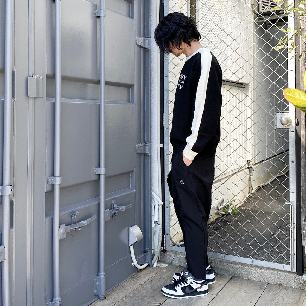 Embroiderd Logo Strech Easy Pants #BLACK [CCC-241P004]