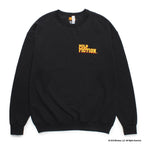 PULP FICTION | CREW NECK SWEAT SHIRT ( TYPE-5 ) #BLACK [PF-WM-SS11]