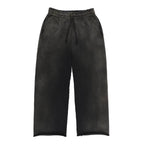 WEATHERED SWEAT PANTS - BLACK #BLACK [BWU-WSPB]