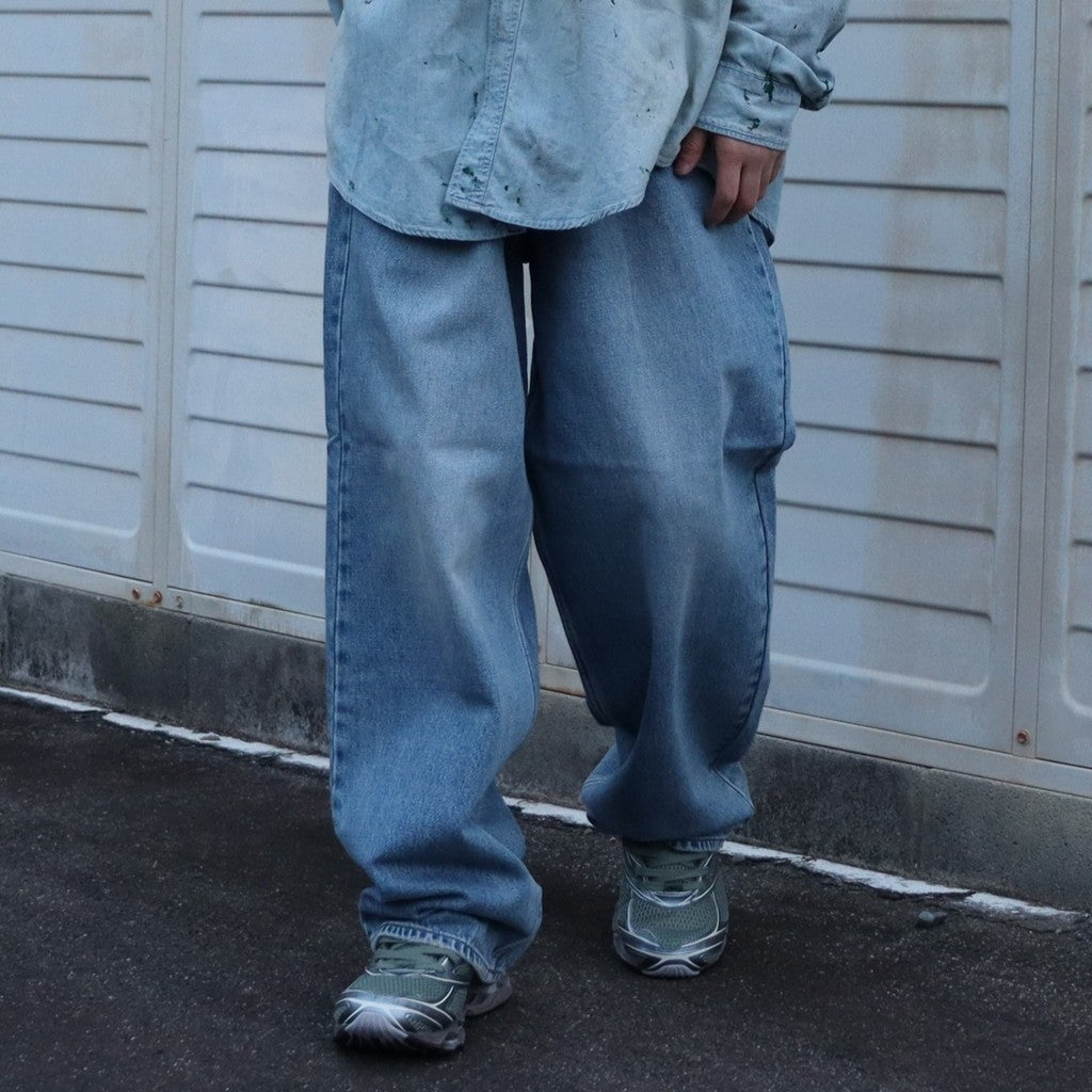 DENIM BAGGY PANTS #BLUE STONE [GH5S013D]