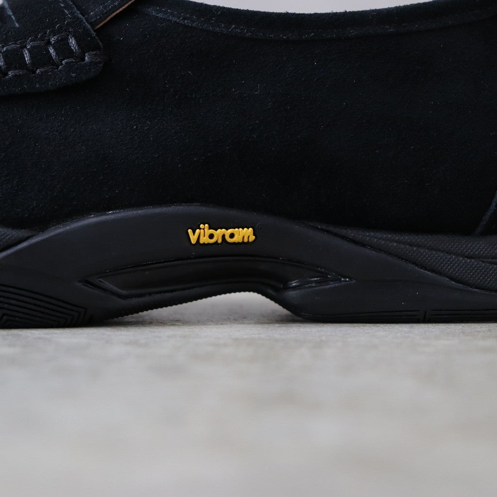 混合樂福鞋 #黑色絨面革 [MLS210301-24]