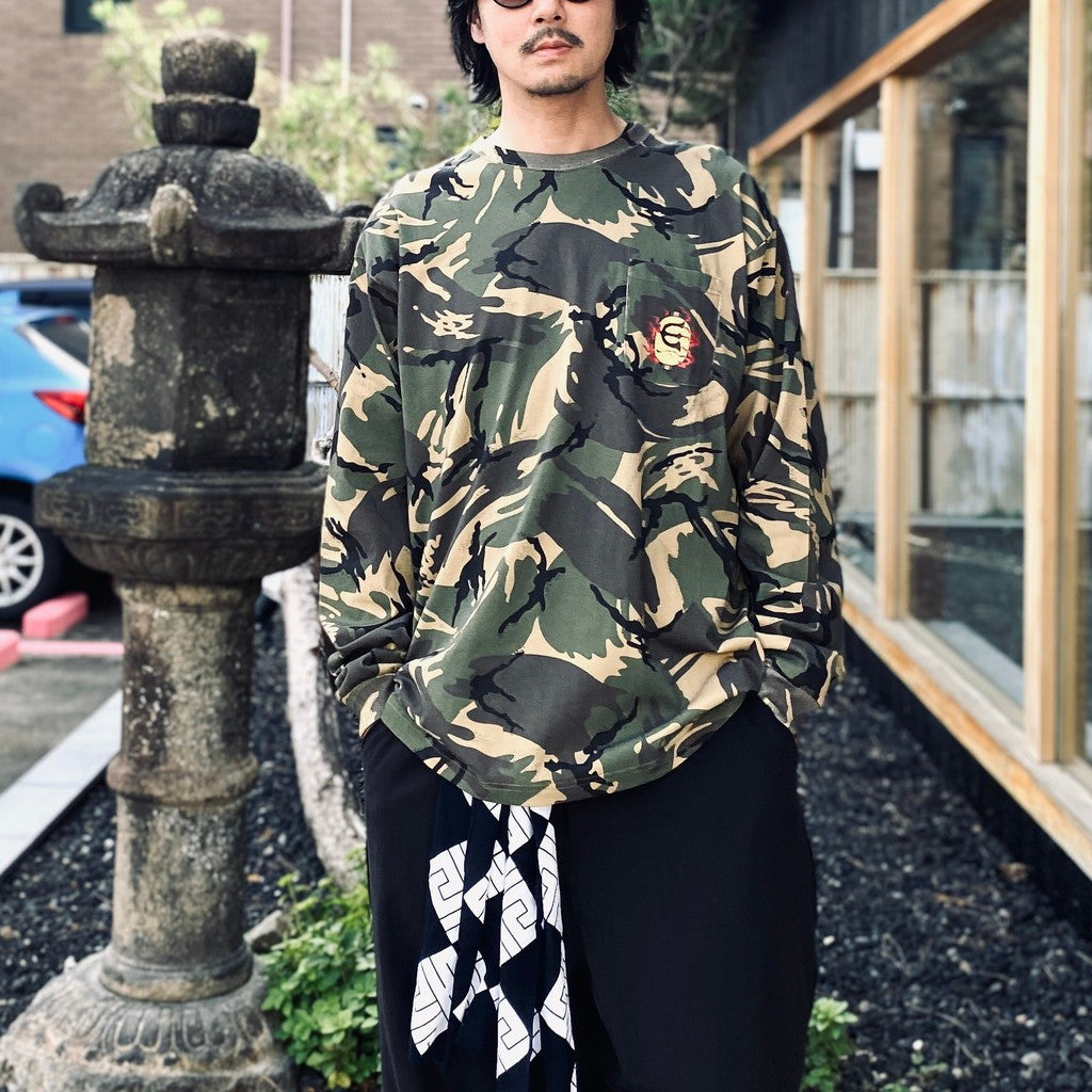 HYAKKI YAENZU LS TEE #Camo [26FW_T02]