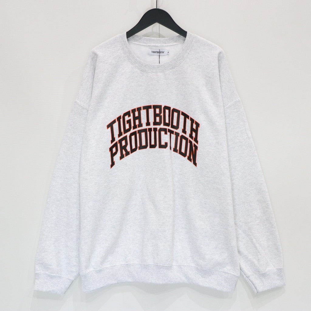 COLLEGE CREW SWEAT SHIRT #Ash [SS25-SW06]