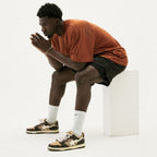 "Rve-S3" Riverside Track Shorts #純黑色 [GOOPI-24SS-AUG-04]