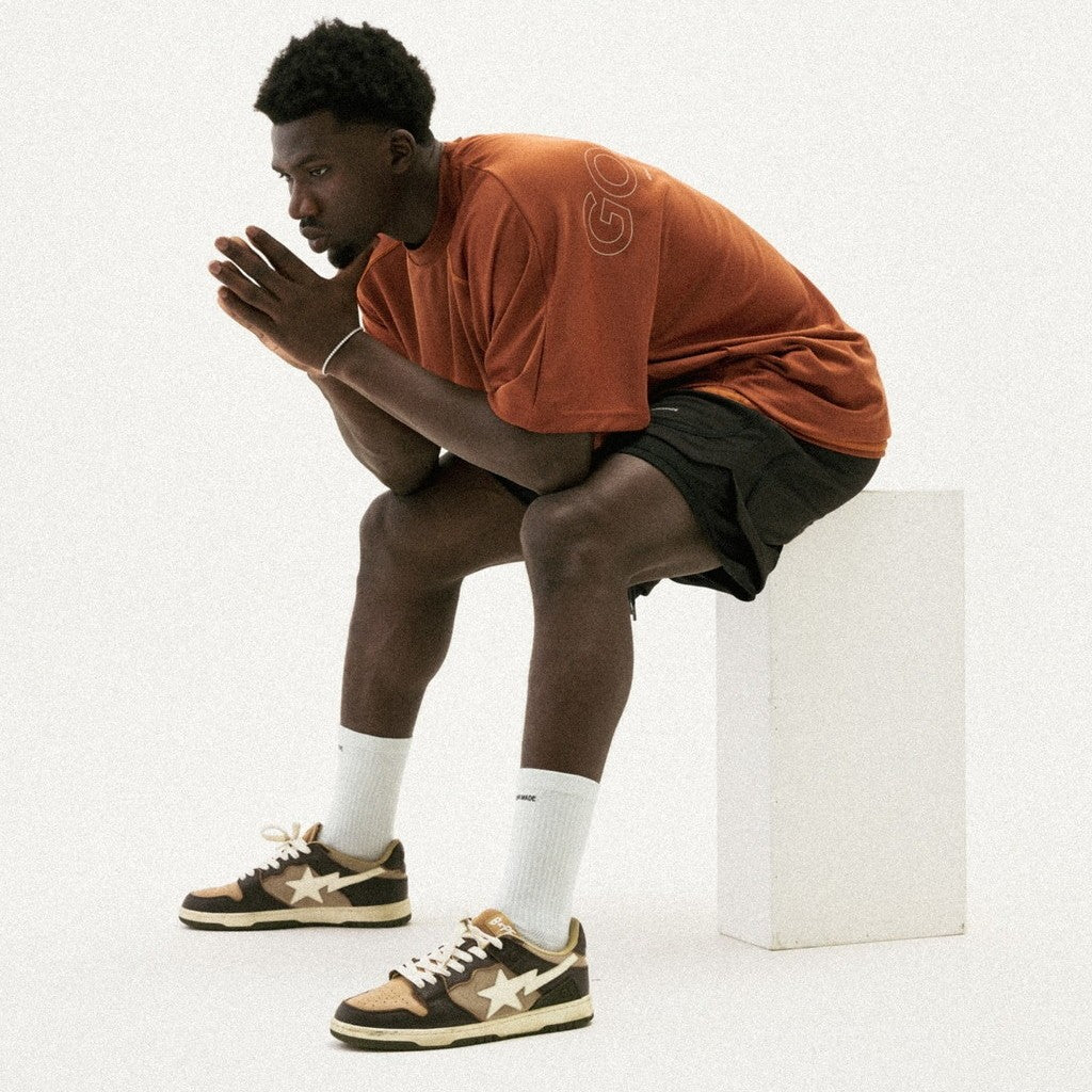 "Rve-S3" Riverside Track Shorts #純黑色 [GOOPI-24SS-AUG-04]