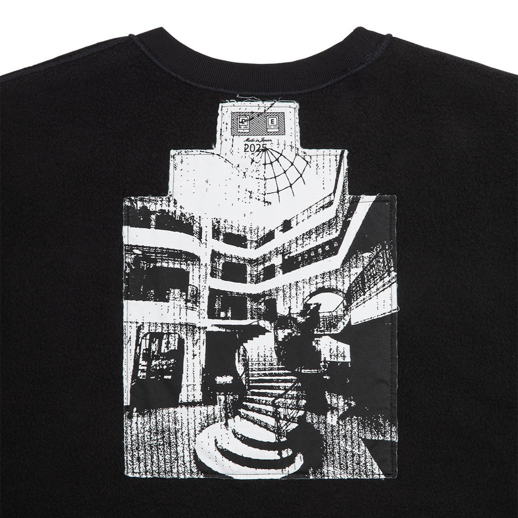 SOLID LOOSE CREW NECK #BLACK [CES28CS12]