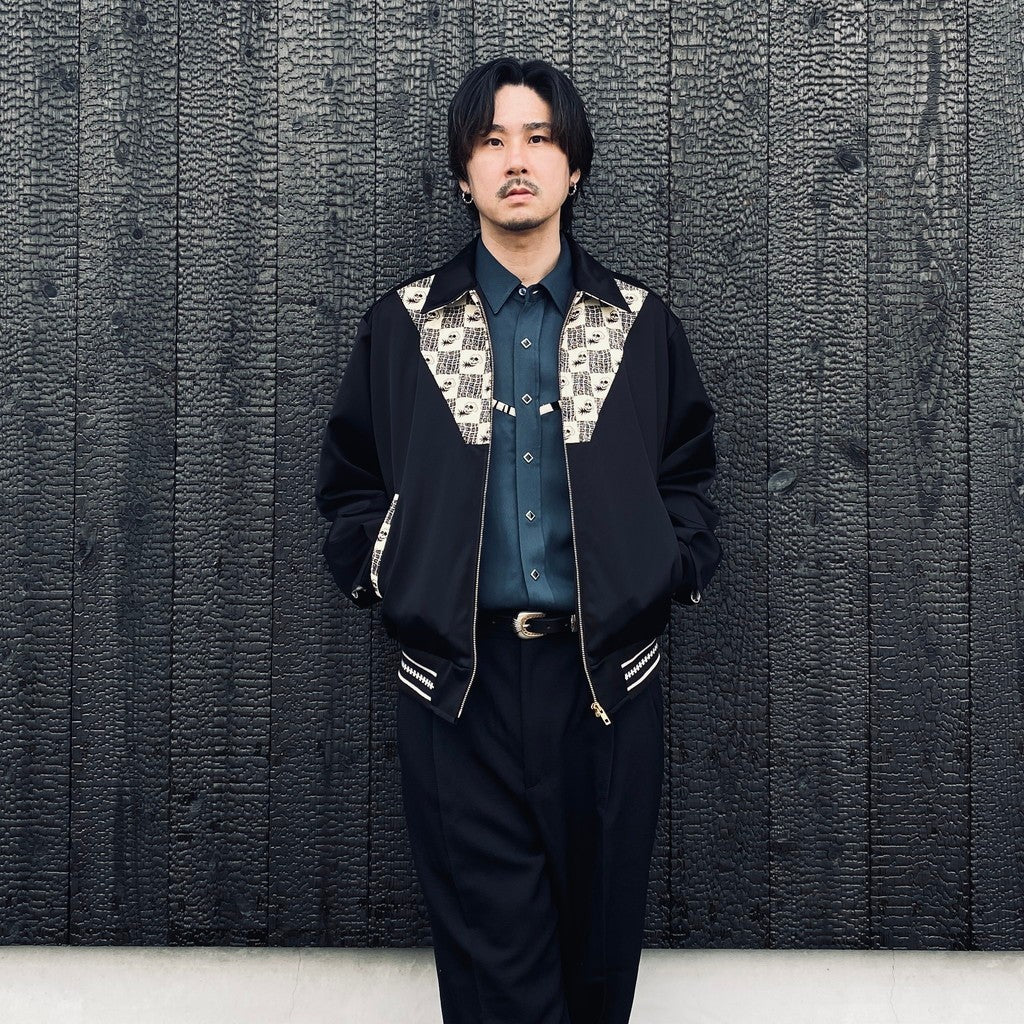 【新品未使用】WOLF'S HEAD / 50'S JACKET WOLF'S HEAD | 50'S JACKET -A- ( TYPE-1 ) #BLACK [WOLFSHEAD-WM-BL20