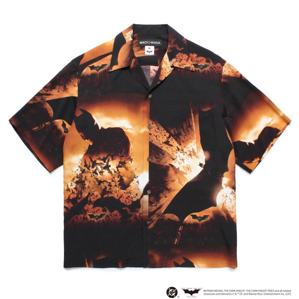 THE DARK KNIGHT TRILOGY | S/S HAWAIIAN SHIRT ( TYPE-1 ) #ONE [TDKT-WM-HI01]