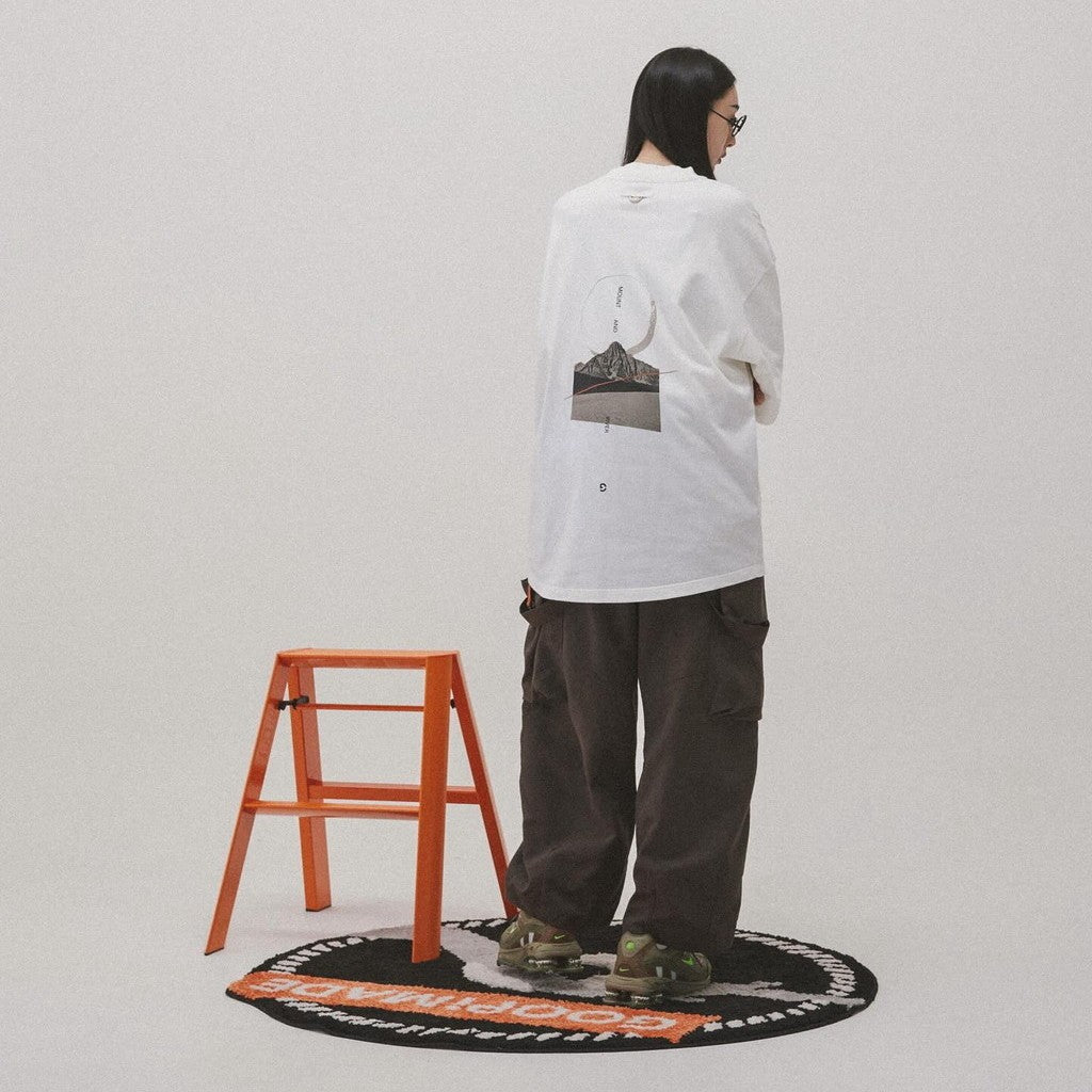 M005-i 「Crescent-G」 Graphic Tee #WHITE [GOOPI-24SS-APR-04]