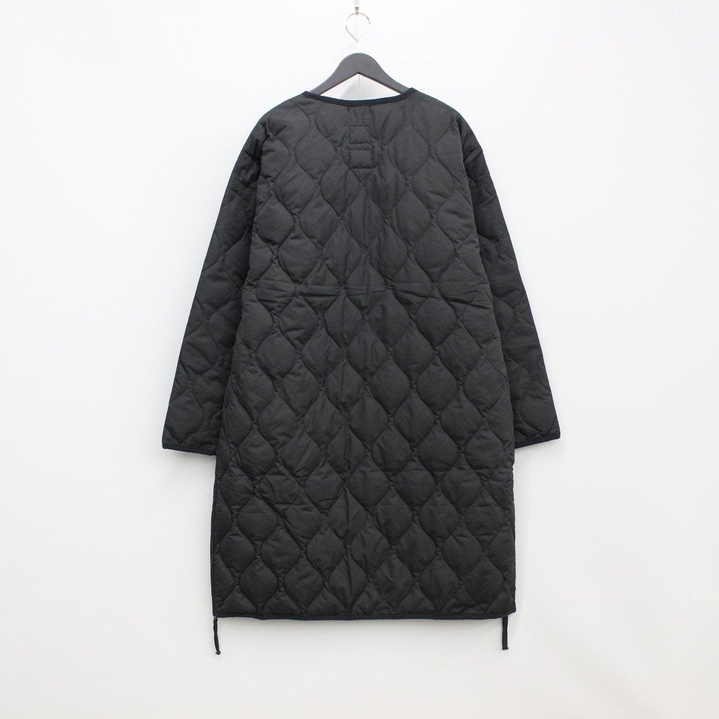 MILITARY CREW NECK DOWN COAT #BLACK [TAION-104BML-1 LONG