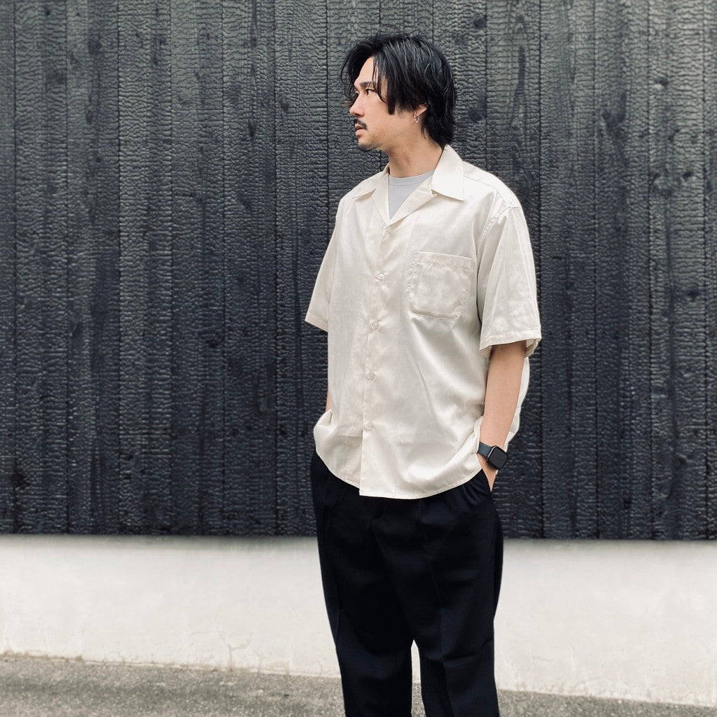 OPEN COLLAR SHIRT S/S ( TYPE-2 ) #IVORY [26SS-WMS-OC19