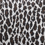 LEOPARD MOHAIR JACQUARD CREW NECK SWEATER #WHITE [26FW-WMK-KN16]