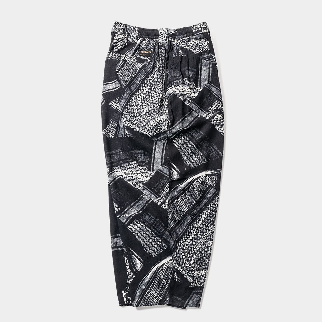 SHEMAGH BALLOON PANTS #Black [SU24-B01]