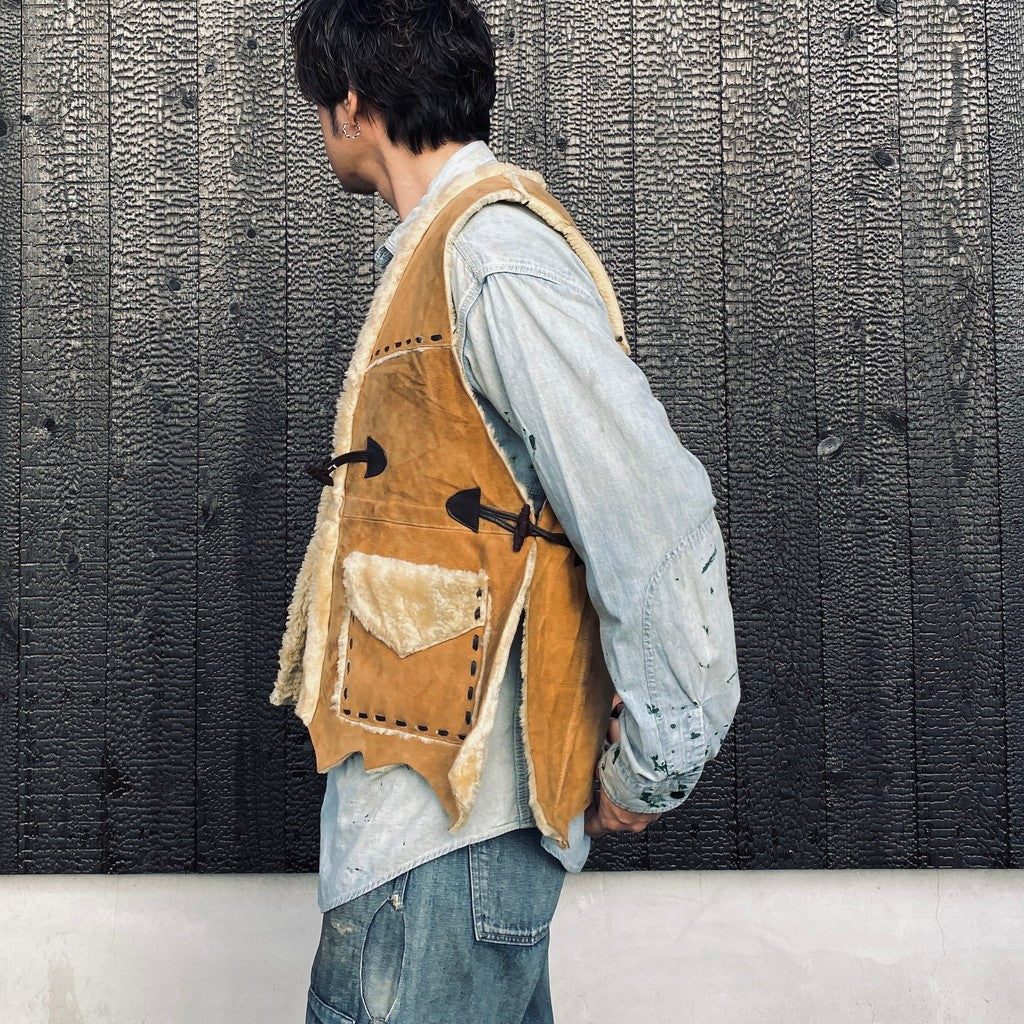 IGLLO MOUTON VEST #CAMEL [RV2601701]