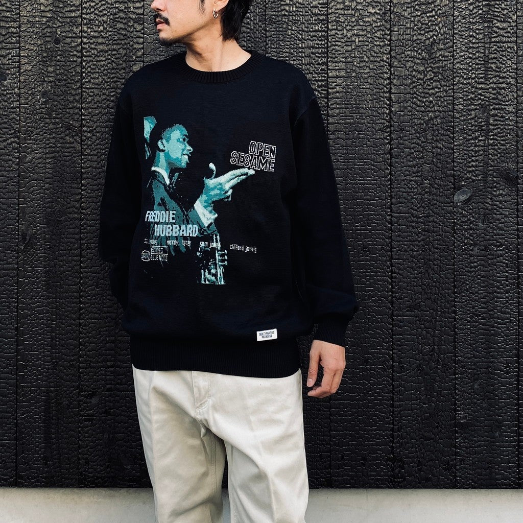 BLUE NOTE | JACQUARD SWEATER -TYPE 3- #ONE [BLUENOTE-WM-KN03]