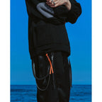 「RDA-01C」 - Dual Layers Aesthetic Trousers Chain #BLACK [GOOPI-25SS-FEB-03]