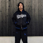MLB | LA | REVERSIBLE VARSITY JACKET ( TYPE-2 ) #BLACK-BEIGE [MLB-WM-BL02]