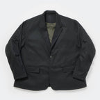 TECH LOOSE 2B JACKET FLANNEL #D.OLIVE [BJ-32026W]