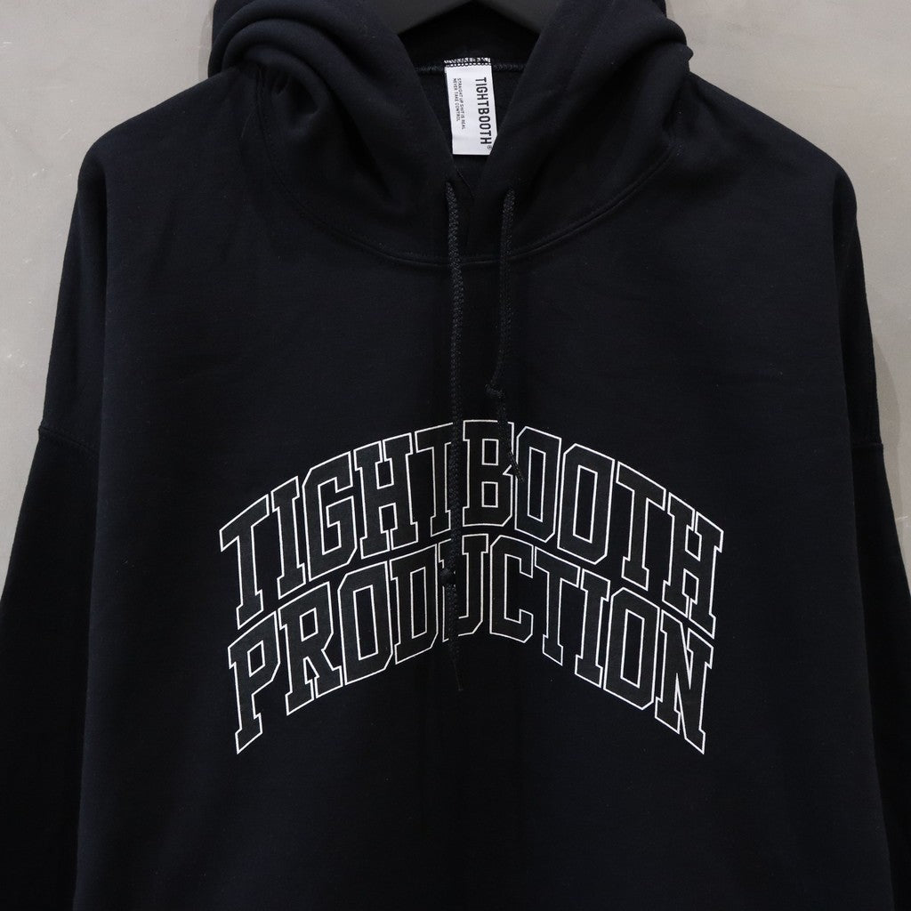COLLEGE HOODED SWEAT SHIRT #BLACK [FW24-SW05]