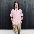 SWITCHING SHIRT S/S ( TYPE-2 ) #PINK [26SS-WMS-OC08]