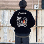 REVERSIBLE 「SKAJAN」 DOWN JACKET #BK×BK [TAION-JK04JS]