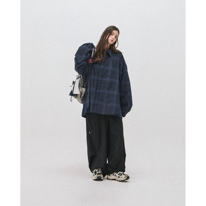 "GSR-01" 2-Layer Oversized Shirt (Light) #BATHYAL [GOOPI-24AW-SEP-01]