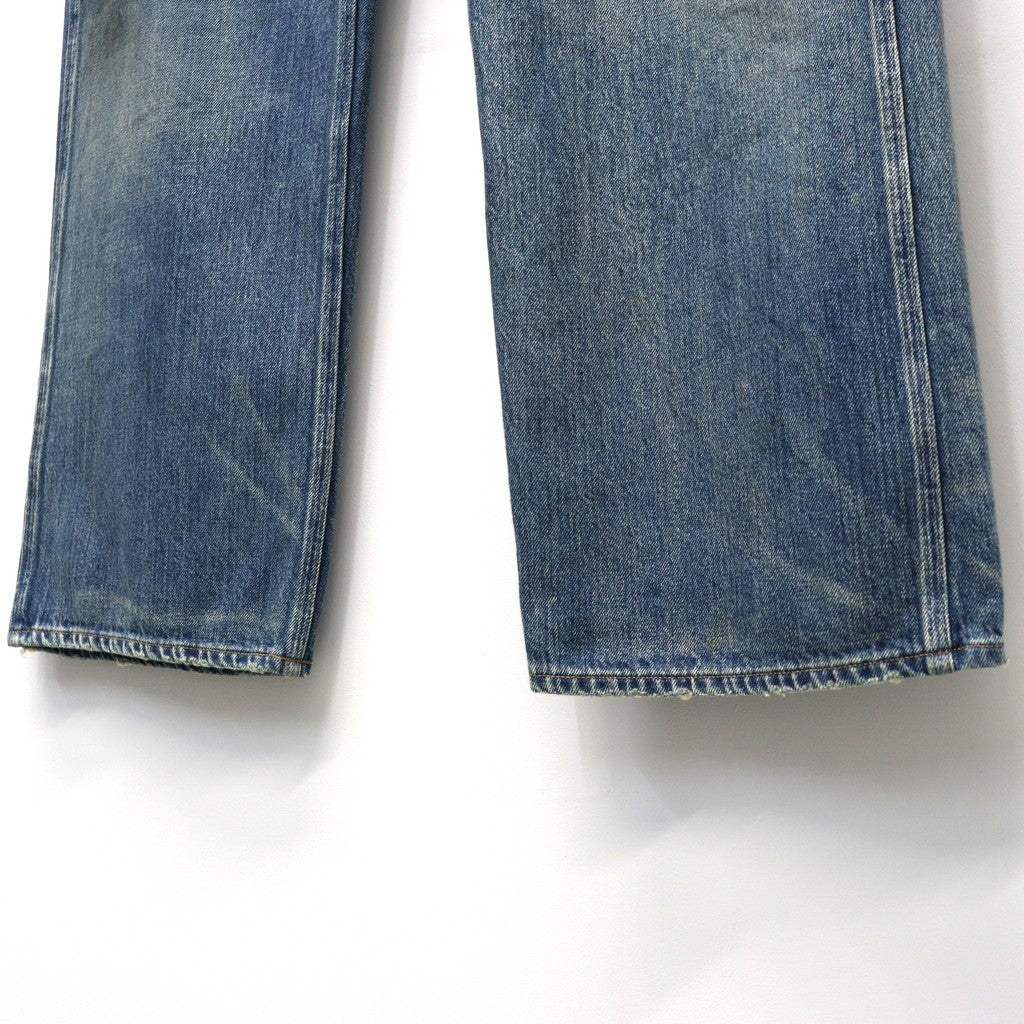 MINER'S REPAIRED DENIM WORK PANTS #AGED INDIGO [BW252-MRDWP]