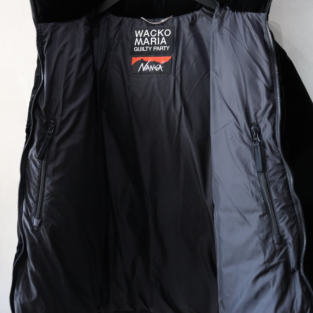 NANGA | 天鵝絨羽絨外套 #黑色 [24FW-WMO-NA04]