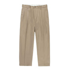 DOUBLE PLEATED CHINO TROUSERS ( TYPE-1 ) #L-BEIGE [26FWE-WMP-PT01]