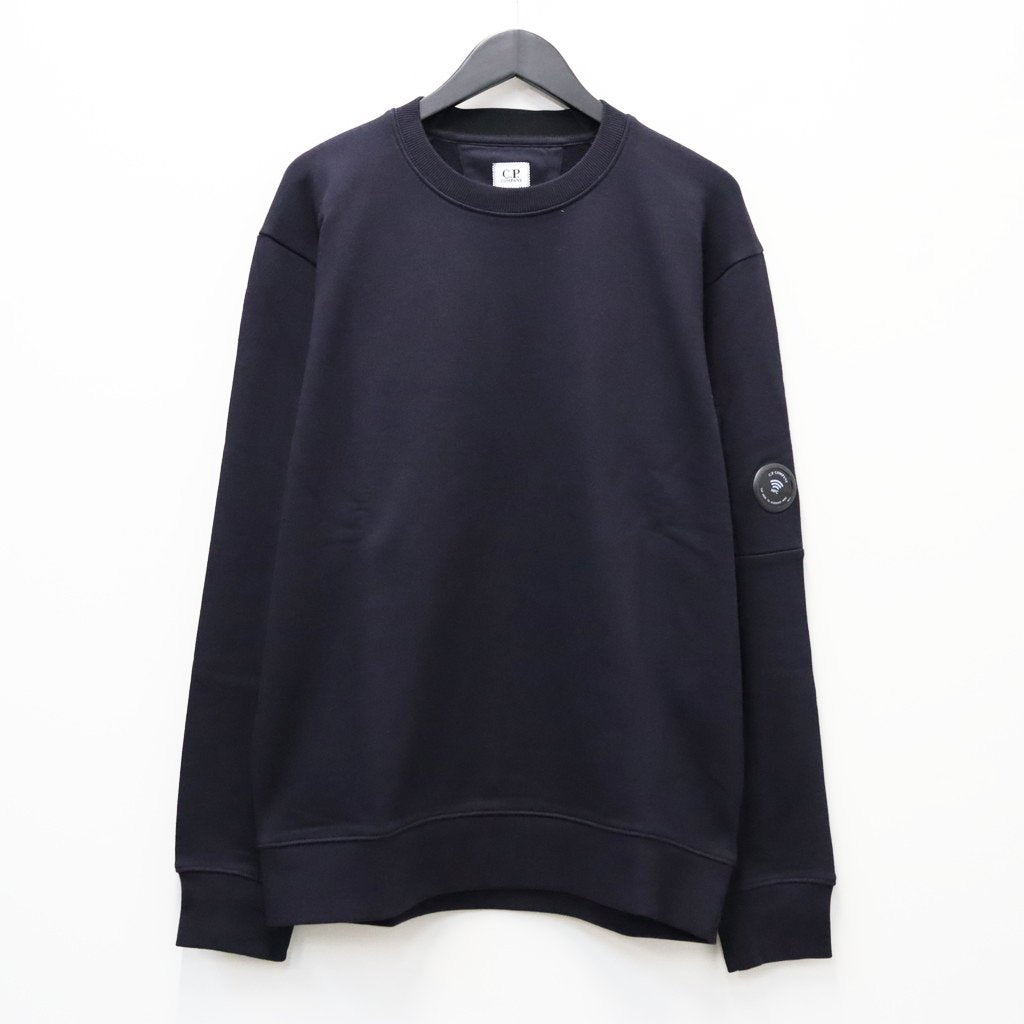 DIAGONAL RAISED FLEECE CREWNECK LENS SWEATSHIRT #TOTAL ECLIPSE 888 [RCCMSS713A-005086W-26FWP]