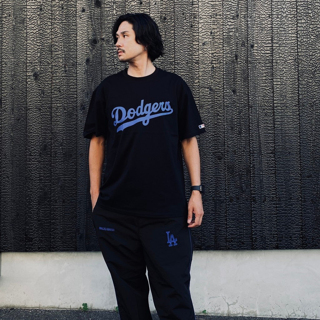 MLB | LA | CREW NECK T-SHIRT ( TYPE-2 ) #BLACK [MLB-WM-TEE02]