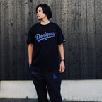 MLB | LA | CREW NECK T-SHIRT ( TYPE-2 ) #BLACK [MLB-WM-TEE02]