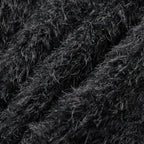 Classic Shaggy Knit Jumper (FUR KNIT) #BLACK [M-P4-KW3]