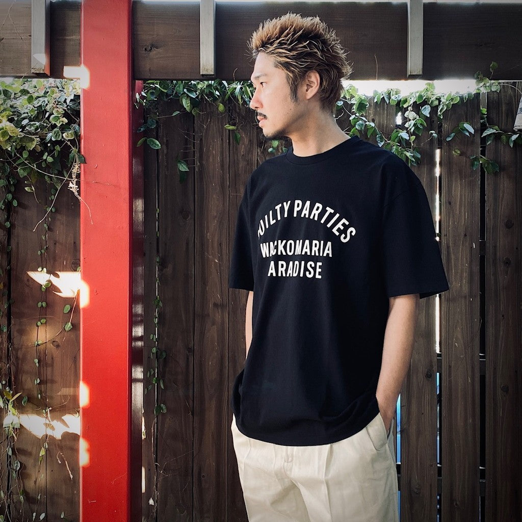 WASHED HEAVY WEIGHT CREW NECK T-SHIRT ( TYPE-10 ) #BLACK [25SS-WMT-WT10]