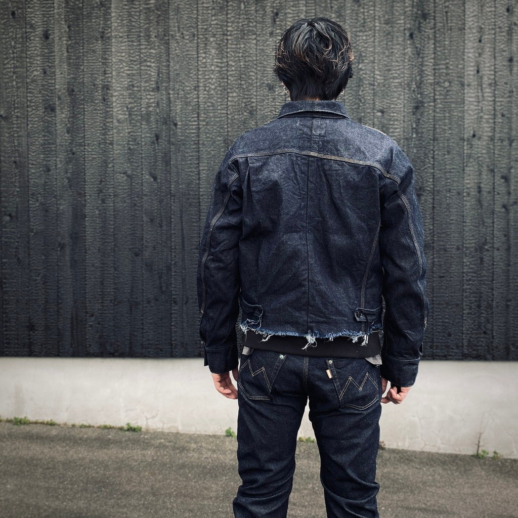 Deconstructed Denim Tracker(KOJIMA) #INDIGO [M-P3-LO5]