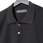 KNIT POLO SHIRT #BLACK [26SS-WMK-KN06]