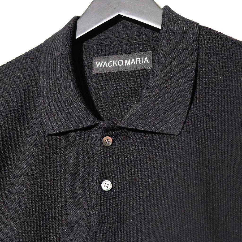 KNIT POLO SHIRT #BLACK [26SS-WMK-KN06]
