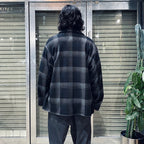 FLEECE SHIRT ( TYPE-1 ) #CHARCOAL [24FW-WMO-BL24]