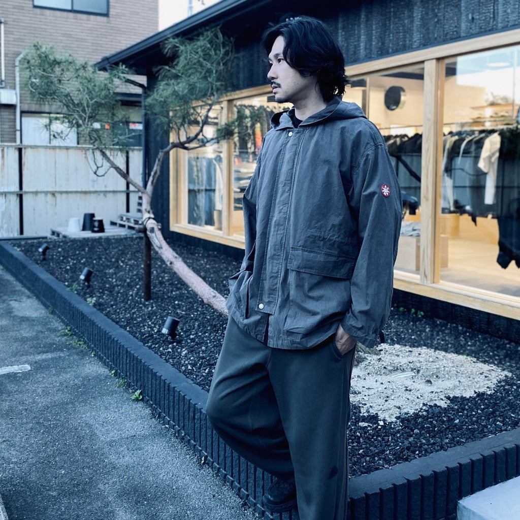 COTTON HOOD JACKET #CHARCOAL [CES29JK08]
