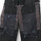 DAMAGE DOUBLEKNEE PANTS #BLACK [RP2528305]