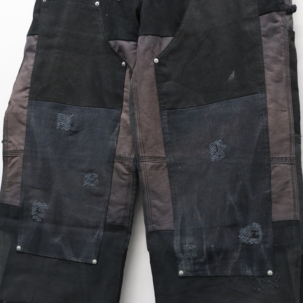 DAMAGE DOUBLEKNEE PANTS #BLACK [RP2528305]